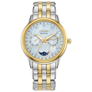 FD0004-51D Citizen Eco-Drive Calendrier Chronograph Diamond Ladies Watch - Picture 1 of 2