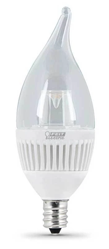 Feit Dimmable Performance LED 3.5W/25W 120V Clear CA10 Candelabra E12 CFC/DM/LED - Image 1 of 3