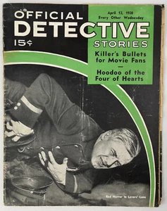 Official Detective Stories, April 13, 1938, Vintage True Crime Stories, Pulp - Picture 1 of 4