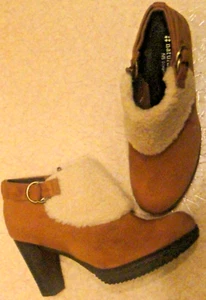 Botines mujer NATURALIZER T.39 coñac NUEVO - Imagen 1 de 7