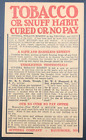 1920s Superba Co Quit Tobacco or Snuff Advertising Postcard Baltimore Maryland