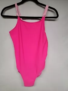 Costume da bagno intero Wonder Nation bambina con cinturino annodato e UPF 50 (taglia XXL (18)) - Foto 1 di 5
