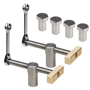 2 Pack Bench Dog Clamp Dog Hole Clamp with 4 Pack Bench Dogs Woodworking 3/4 ... - Picture 1 of 7
