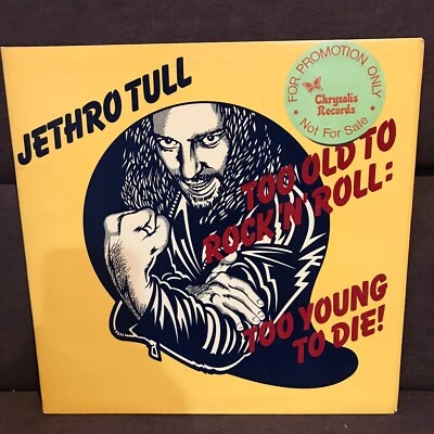 JETHRO TULL 1976 LP "TOO OLD TO ROCK N ROLL" Promo Copy Rare - Image 1 of 4
