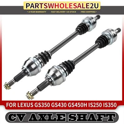 2x Rear CV Axle Shaft Assembly for Lexus GS350 GS450H 2007-2011 IS350 2006-2013 - Image 1 of 4