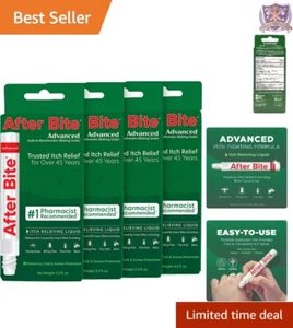 Itch Relief Treatment Sodium Bicarbonate 0.5 oz Portable 4 Pack First Aid Kit - Picture 1 of 10