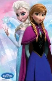 Cartel de la película Disney Frozen 2013 Anna y Elsa tendencias 6039 nuevo 22x34 - Imagen 1 de 3