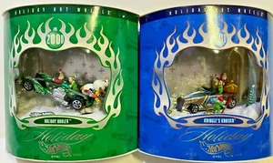 HOT WHEELS HOLIDAY 2000 SET OF 2 - MINT IN BOX - FREE SHIPPING - GREAT GIFT - Picture 1 of 4