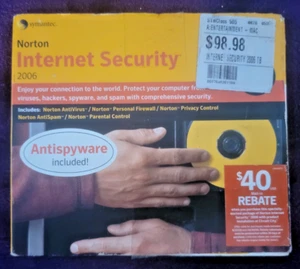 Norton 2006 Internet Security Anti Spyware Edition with manual in original Box - Picture 1 of 3
