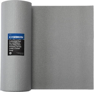 Professional Grade High Grip Tool Box Liner Drawer Shelf Liner Grey, 12W x 41Lcm - Picture 1 of 1