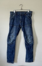 G Star Raw 3D Slim Moto Jeans 5620 Button Fly Denim Jeans #AA