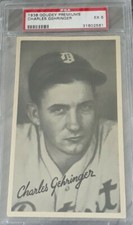 1936 Goudey Premiums Charley Gehringer PSA 5 EX Detroit Tigers Baseball Charles