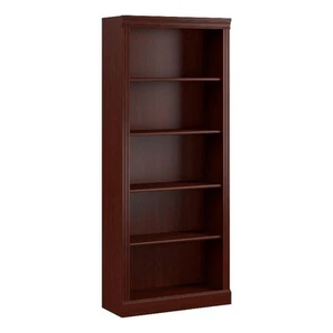 Bush Business Furniture Arlington Tall 5 Shelf Bookcase in Harvest Cherry - Picture 1 of 9