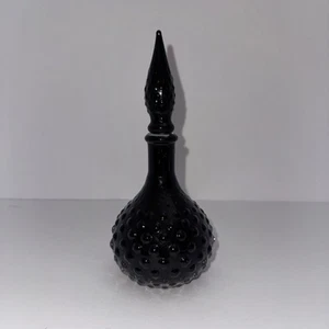 Vintage dunkelste lila fast schwarz Empoli Genie Flasche Nägel 7 1/2” x 3 1/2” - Bild 1 von 17