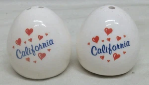 Vintage California Is For Lovers Salt & Pepper Shakers (Unused) 1.5" Tall - Picture 1 of 3