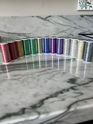 New Superior Threads Glitter Thread Metallic 13 Assorted Colors￼ - Image 1 of 4