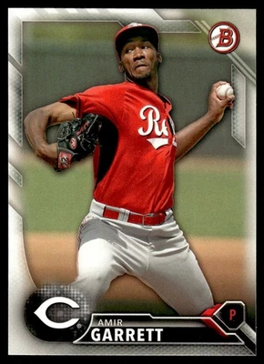 2016 Bowman Prospects Amir Garrett Cincinnati Reds #BP99 - Image 1 of 2