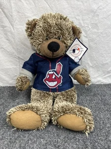 Peluche orsacchiotto nuovo con etichette Cleveland Indians Guardians baseball MLB 15" - Foto 1 di 7
