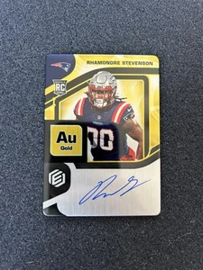 2021 Rhamondre Stevenson RPS Rookie Steel Signatures Gold #/79 #154 Patriots - Picture 1 of 2