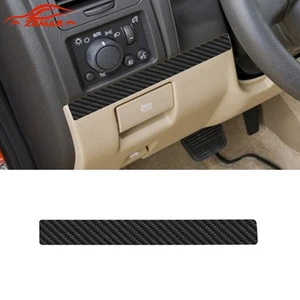 1Pcs Glossy Carbon Fiber Diver Side Dashboard Cover Trim For Hummer H3 2006-2010 - Imagen 1 de 13