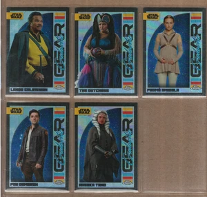 STAR WARS 2024 TOPPS CROMO GALACTIC GEAR SINGLES - Elige tu tarjeta - - Imagen 1 de 3