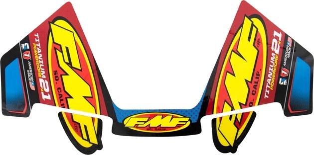 Calcomanía envolvente de repuesto FMF Titanium Powercore 2.1 Foto 1 de 1