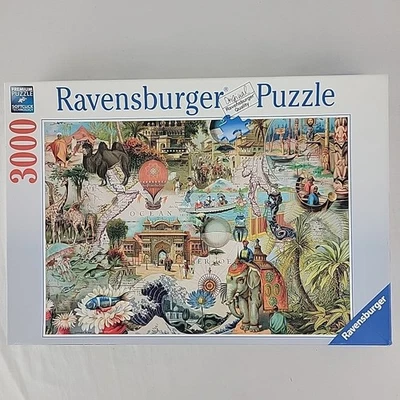 Oceania 3000 Pc Ravensburger Puzzle 48" x 32" Complete 170685 RARE 2016 EUC - Image 1 of 4