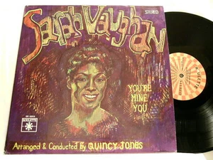 SARAH VAUGHAN You're Mine You Quincy Jones Roulette LP - Picture 1 of 1