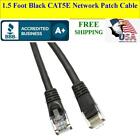 1.5 Ft Cat5e Ethernet Network Computer Patch Cable for PC, XBOX, PS3, PS4