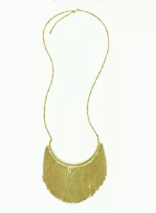 Collana lunga World Finds frangia mezza luna tono oro - Foto 1 di 6