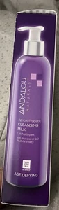 Andalou Cleansing Milk, Apricot for Dry, Dehydrated Skin, Hydrate Anti Aging - Picture 1 of 4