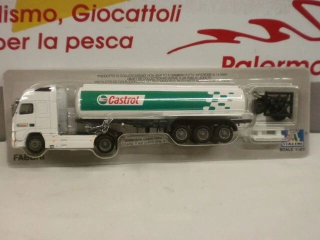 ITALERI  1/87 - MODELLINO CAMION - VOLVO XL 70 CISTERNA CASTROL - Immagine 1 di 2
