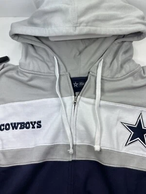 Dallas Cowboys / Prescott / Fleece Full Zip / Mens Hooded NWT Reg $65/Authentic - Image 1 of 4