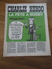 Charlie Hebdo Nr. 34 Fete Bugey Fournier Reiser 12 Jul 1971