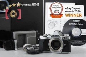 "Count 2,663" Olympus OM-D E-M5 Mark II Silver 16.1 MP Digital Camera w/ Box - Picture 1 of 12