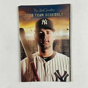 Gary Sanchez New York Yankees Official 2020 Pocket Schedule Yankee Stadium - Picture 1 of 2