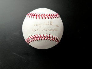 Roy White signed Major League Inscribed autographed Baseball New York Yankees