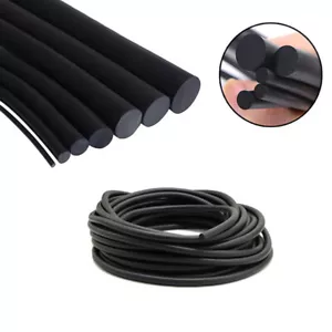 Black Fluorine Rubber Seal Round O-ring Gasket Rubber Cord Oil Resistant Φ2~15mm - Picture 1 of 8