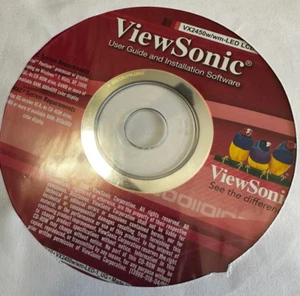 ViewSonic VX2450w/wm LED LCD Display User Guide and Installation Software Disc - Picture 1 of 1