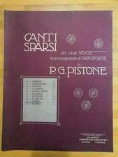 Spartito LONTANA musica P.G.Pistone edizioni Carisch & Janichen 1914
