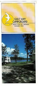 Folleto de colección Gulls Way Campground Dagsboro Delaware - Imagen 1 de 1