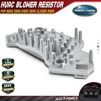 A/C Blower Motor Resistor for Mercedes-Benz E320 1994-2003 E420 E500 CLK320 R320 - Image 1 of 4