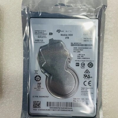 Seagate 2TB 2.5" 7mm SATA 128MB ST2000LM007 HDD Laptop replaces ST2000LM003 - Bild 1 von 4