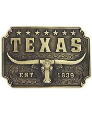 Montana Blacksmiths Classic Texas Longhorns Attitude Belt Buckle