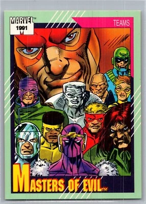 1991 Impel Marvel Universe Series II Teams Masters of Evil #157 Near Mint - Image 1 of 2