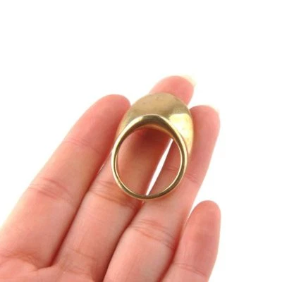 17-24mm Protective Thumb Ring Copper Finger Guard Longbow Archery Bow Shooting - Image 1 of 4