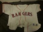 1998 Texas Rangers Tony Fossas Pitcher Game Used Home Jersey 49 Size 48