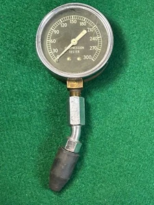 Probador de compresión manual vintage medidor 300 PSI EE. UU. 535902 - Imagen 1 de 6