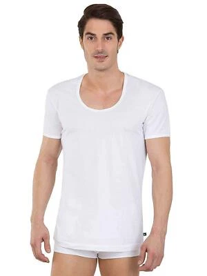 Jockey Mens Cotton Undershirt Half Sleeves Inner Wear Vest Medium Size Pack Of 6 Foto 1 de 4