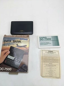 Need Batteries Casio 500 Item Electronic Data Bank DC-7500 - Picture 1 of 5